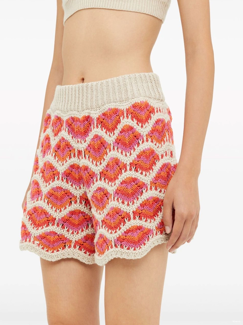 Affordable Alanui shorts Hawa Women Mahal crochet-knit 0823